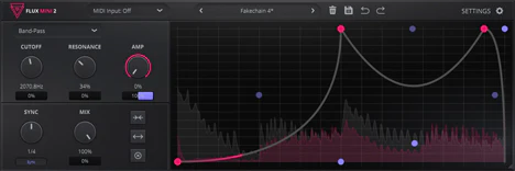 Flux Mini 2 plugin interface