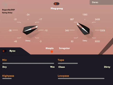 Flying Delay plugin interface