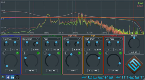 Frequalizer plugin interface