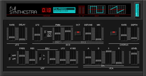 Full Synthestra plugin interface