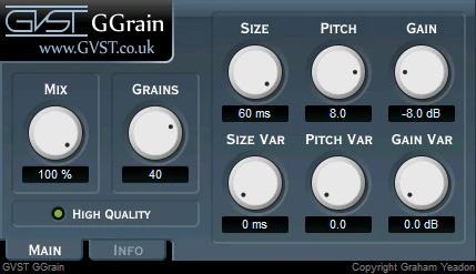 GGrain plugin interface