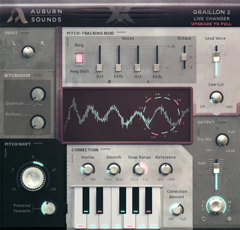 Graillon FE plugin interface