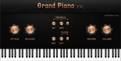 Grand Piano XXL plugin interface