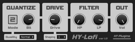 HY-Lofi plugin interface