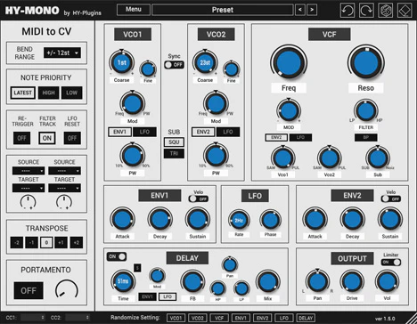 HY-Mono plugin interface