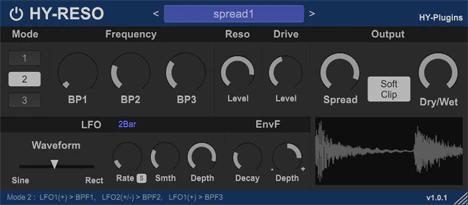 HY-Reso plugin interface