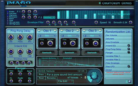 Imago B plugin interface