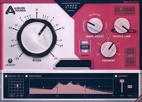 Inner Pitch FE plugin interface