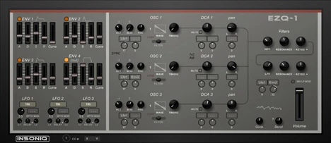 Insoniq EZQ-1 plugin interface