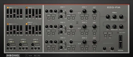 Insoniq EZQ-FM plugin interface