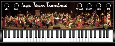 Iowa Tenor Trombone plugin interface