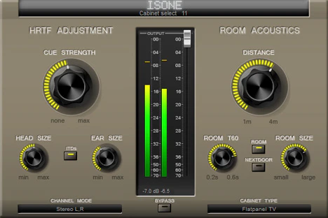 Isone Pro plugin interface