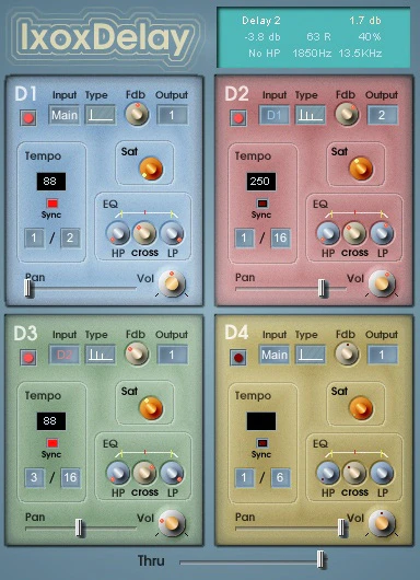 IxoxDelay plugin interface