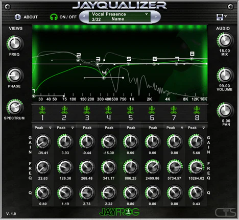 Jayqualizer plugin interface