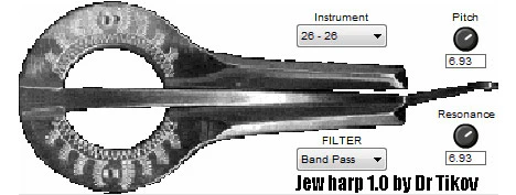 Jew Harp plugin interface