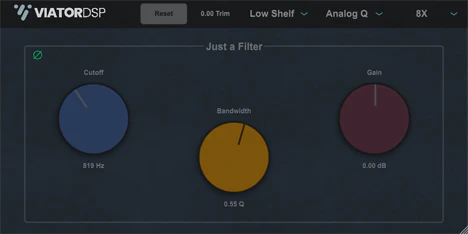 Just A Filter plugin interface
