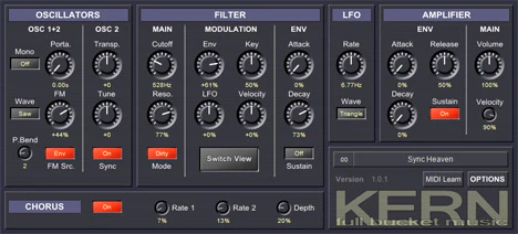 Kern plugin interface