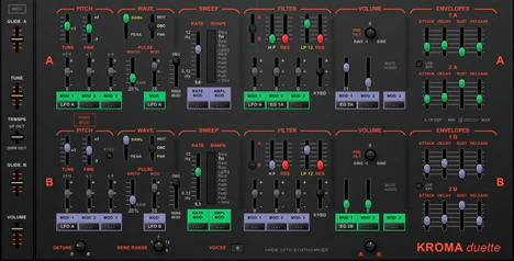 Kroma Duette plugin interface