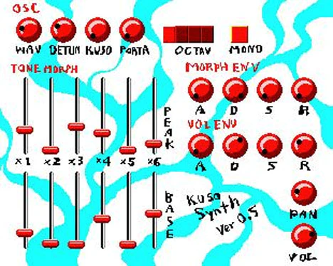 KusoSynth plugin interface