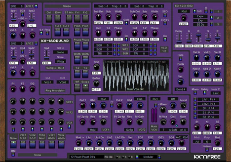 Kx-Modulad plugin interface