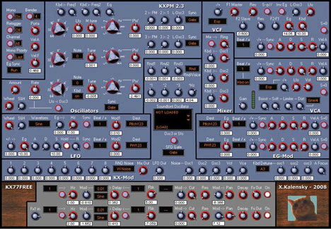 KXPM23 plugin interface