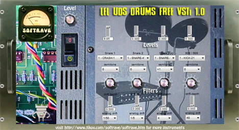 LEL UDS DRUMS plugin interface