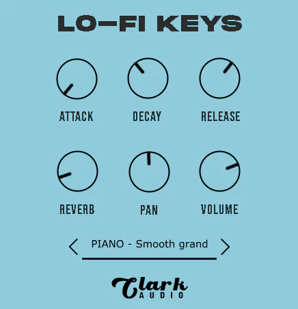 Lo-Fi Keys plugin interface