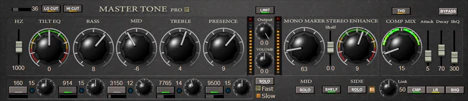 Master Tone PRO plugin interface