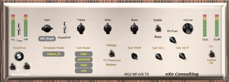 MG2Amp plugin interface