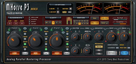 MHORSE P3 mkII plugin interface