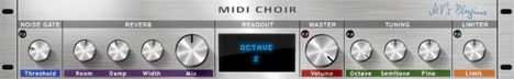 MIDI Choir plugin interface