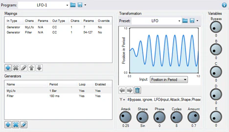 midi-shape-shifter plugin interface