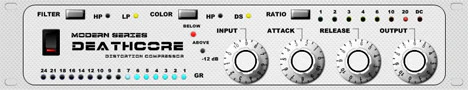Modern Deathcore plugin interface