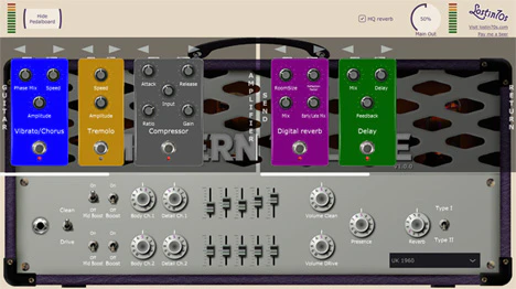 Modern Deluxe plugin interface