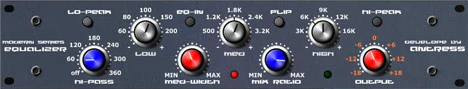Modern Equalizer plugin interface