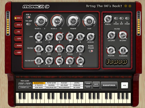 Monica 3 plugin interface