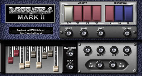 Morphiza Mk2 plugin interface