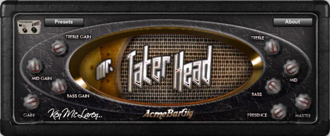 Mr Tater Head plugin interface