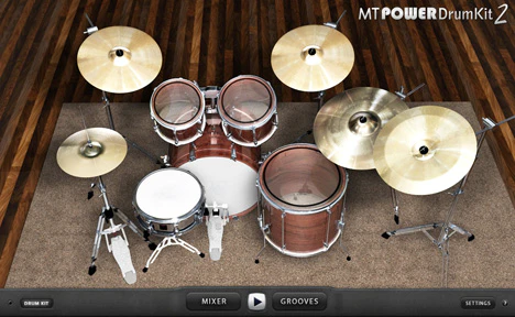 MT Power Drum Kit plugin interface
