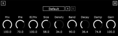 MVerb2020 plugin interface