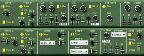 MVX2 plugin interface