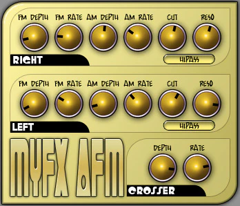 MYFX AFM plugin interface