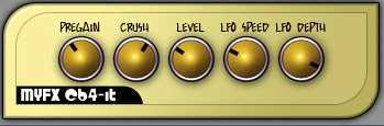 MYFX C64-it plugin interface