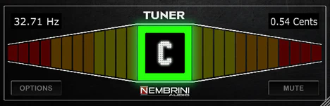 NA Chromatic Tuner plugin interface