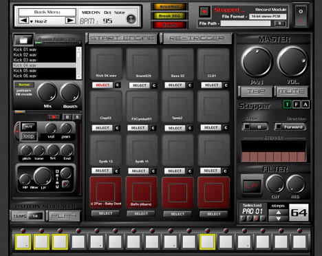 Nasty Looper plugin interface