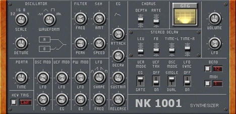 NK 1001 plugin interface