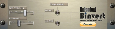 Noisebud Binvert plugin interface