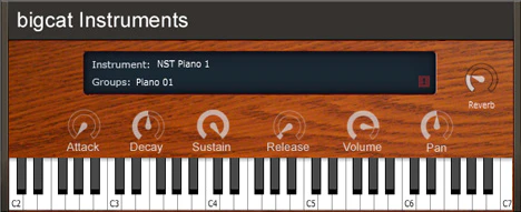NST Pianos plugin interface