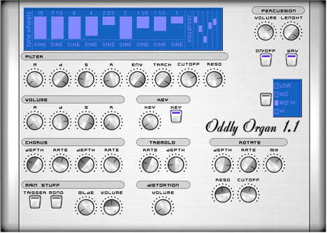 Oddly Organ plugin interface