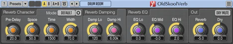 OldSkoolVerb plugin interface